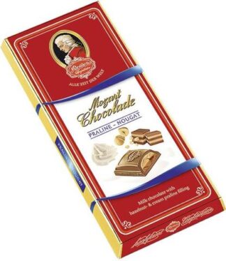 Reber Mozart Chocolate Praline - Nougat Bar -- 100g