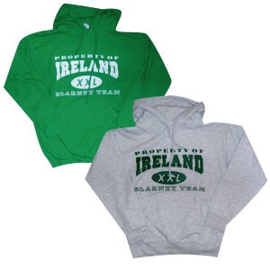'PROPERTY OF IRELAND - BLARNEY TEAM' Irish Hoodie ASH