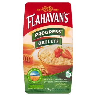 Flahavan's Progress Oatlets Wholegrain Rolled Oats -- 1.5kg