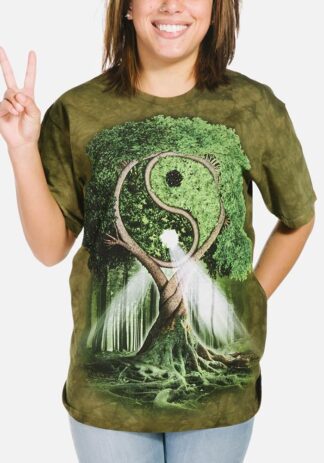 The Mountain Yin Yang Tree 3XL Green