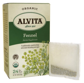 Alvita Organic Fennel Tea -- 24 Tea Bags