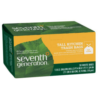 Seventh Generation 13 Gallon Tall Kitchen Bags -- 30 Bags
