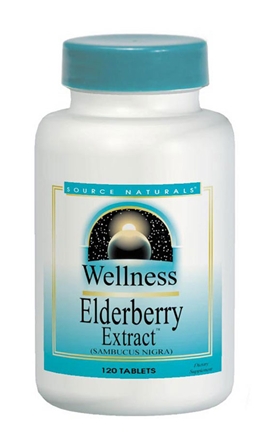 Source Naturals Wellness Elderberry Extract 500 mg – 120 Tablets
