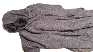 Kerry Woollen Mills Hood Tara Cape Merino Cashmere Blend Irish Wool BLUE NAVY MARL