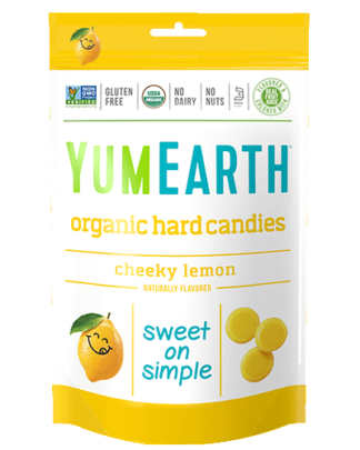 Yummy Earth Organic Candy Drops Cheeky Lemon Bag -- 3.30 oz.