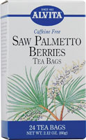 Alvita Saw Palmetto Berries Tea -- 24 Tea Bags