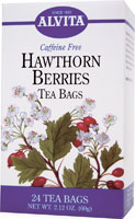 Alvita Hawthorn Berries Tea -- 24 Tea Bags
