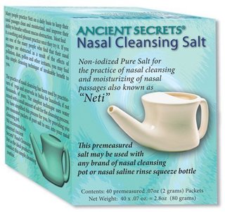 Ancient Secrets Nasal Cleansing Salt Packets -- 40 Packets