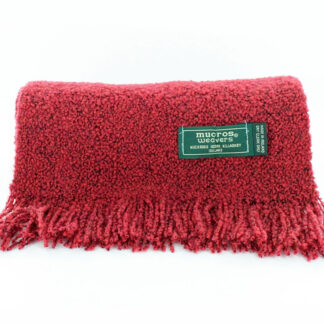 Mucros Weavers Skellig Scarf Red