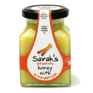 Sarah's Warming Honey with Cinnamon -- 8.8 oz. Jar