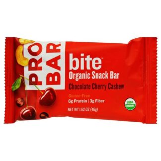 ProBar bite Organic Energy Bar Chocolate Cherry Cashew -- 1 Bar