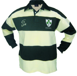 Ireland Longsleeve Striped Rugby Olive Cream 2XL MAL RSAIS OLVC2