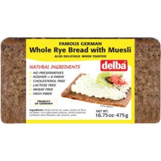 Delba Backbetrieb Whole Rye Bread with Muesli – 475 g