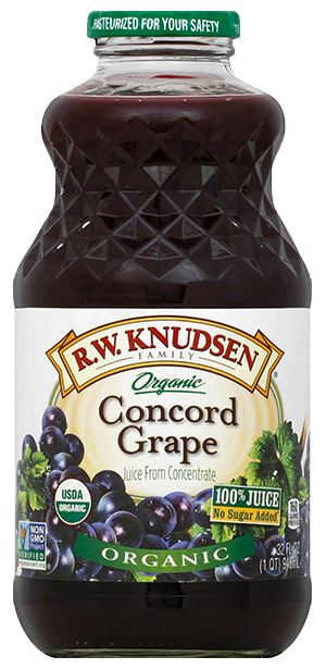R.W. Knudsen Organic Concord Grape Juice -- 32 oz