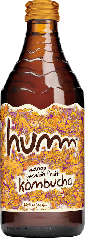 Humm Kombucha Mango Passionfruit -- 14 oz