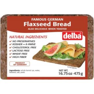Delba Backbetrieb Flaxseed Bread – 475 g