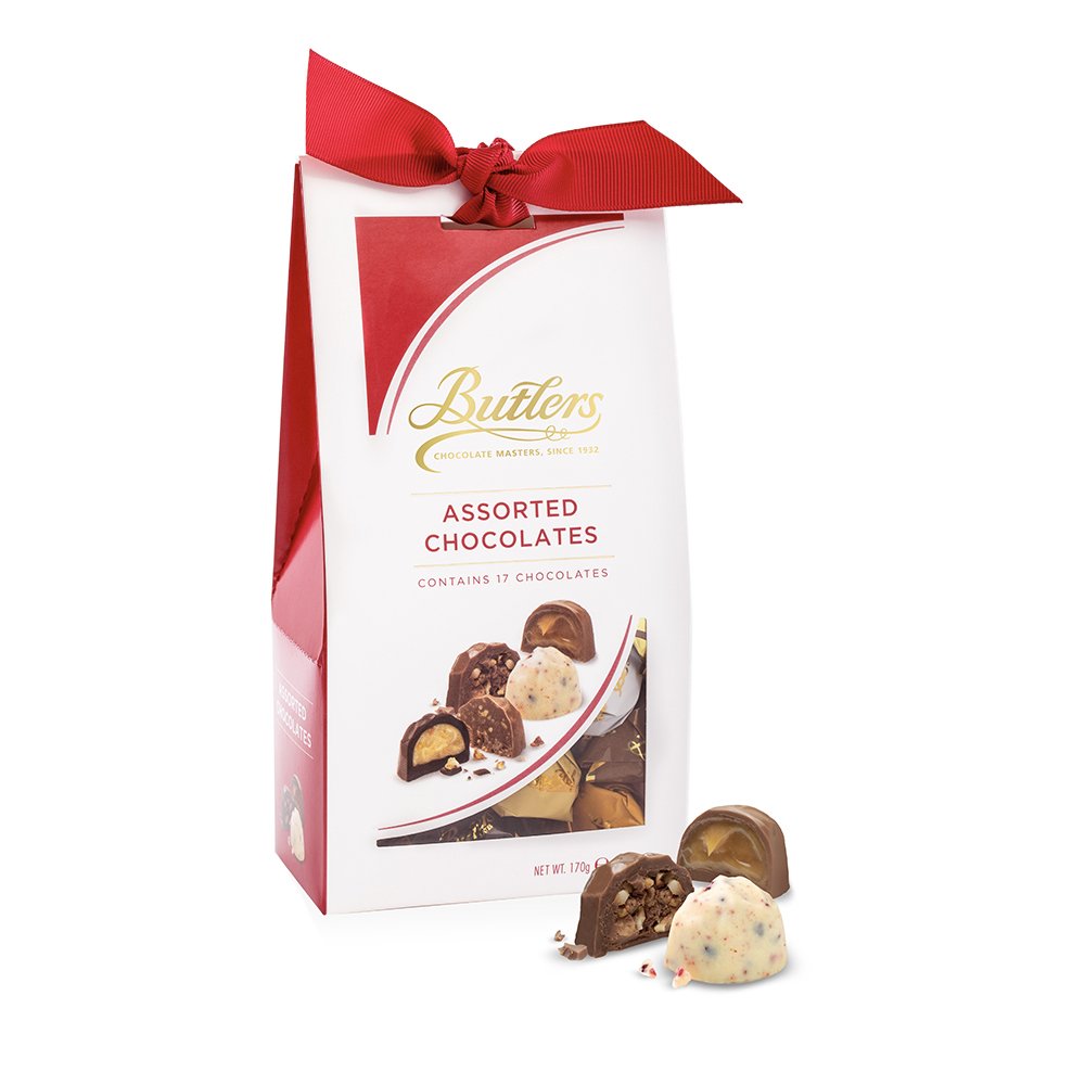 Butlers Irish Chocolates Assorted Chocolates Taper Box — 170g ...