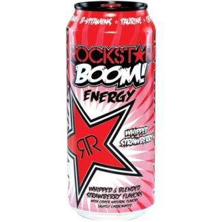 Rockstar Boom! Whipped Strawberry -- 16 oz