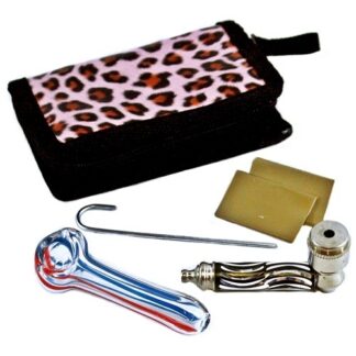 Wallet Pipe Case 5pc Travel Kit Assortment