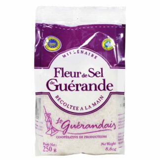 Le Guérandais Fleur de sel de Guérande sachet -- 250g (8.8 oz)