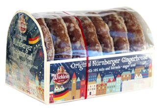 Wicklein Original Nurnberger Gingerbread Lebkuchen 14% Nuts Glazed --- 7. 05 oz (200g)