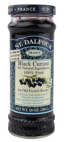 St. Dalfour All Natural Fruit Spread Black Currant -- 10 oz