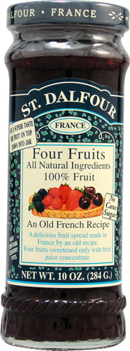 St. Dalfour All Natural Fruit Spread Four Fruits -- 10 oz