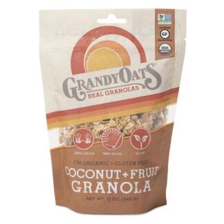 Grandy Oats Gluten-Free Organic Coconut + Fruit Granola -- 12 oz