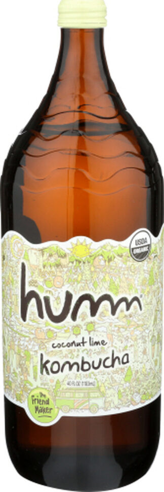 Humm Kombucha Coconut Lime -- 40 oz