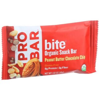 ProBar bite Organic Energy Bar Peanut Butter Chocolate Chip -- 1 Bar