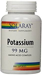Solaray Potassium 99 mg -- 200 Capsules