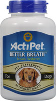 ActiPet Better Breath -- 60 Chewable Tablets