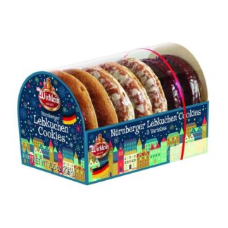 Wicklein Original Nurnberger Gingerbread Lebkuchen Assorted 14% Nuts --- 7. 05 oz (200g)