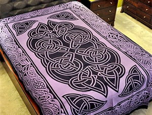 Celtic Design Tapestry (Purple) - 72"X108"