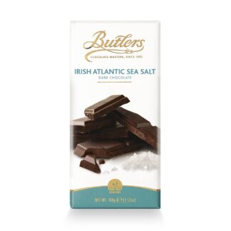 Butlers Irish Chocolates Signature Irish Atlantic Sea Salt Chocolate Bar -- 100g