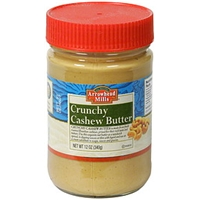 Arrowhead Mills Crunchy Cashew Butter -- 12oz
