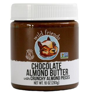 Wild Friends Chocolate Crunchy Almond Butter -- 10 oz.