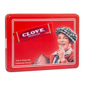 Gerrit J. Verburg Clove Chewing Gum Retro Tin -- 4.4 oz