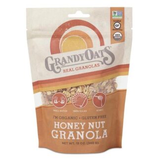 Grandy Oats Gluten-Free Honey Nut Organic Granola -- 12 oz