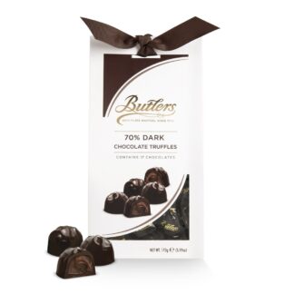 Butlers Irish Chocolates 70% Dark Chocolate Taper Box -- 170g