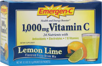 Alacer Emergen-C Lemon Lime 1,000 mg Vitamin C -- 36 Packets