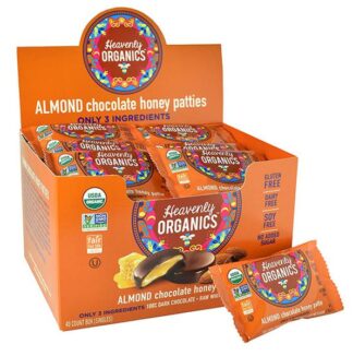 Heavenly Organics Almond Chocolate Honey Pattie -- 11 g