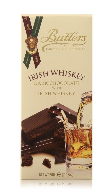 Butlers Irish Chocolate Dark Chocolate Irish Whiskey Bar 200g ...