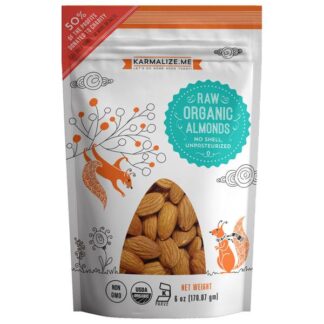 Karmalize.Me Organic Raw Almonds -- 2 oz