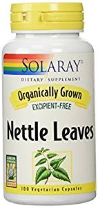 Solaray Organic Nettle Leaves 450 mg -- 100 Vegetarian Capsules