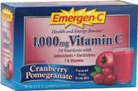 Alacer Emergen-C Cranberry Pomegranate 1,000 mg Vitamin C 36 Pk