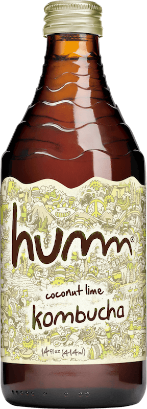Humm Kombucha Coconut Lime -- 14 oz