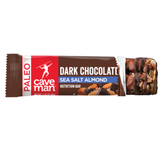 Caveman Dark Chocolate Sea Salt Almond Nutrition Bar -- 1 Bar