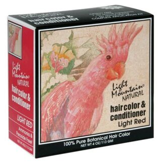 Light Mountain Natural Hair Color and Conditioner Light Red -- 4 fl oz