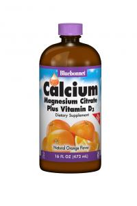 BlueBonnet Liquid Calcium Magnesium Citrate Orange -- 16 fl oz
